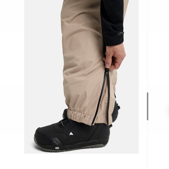 Burton Futuretrust 2L Bib Pants – Summit Taupe – Size M (New) - Picture 3 of 10